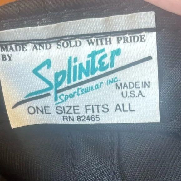 Vintage 90’s Ricky Rudd NASCAR Racing Embroidered Black SnapBack Hat OSFA EUC - Picture 7 of 7